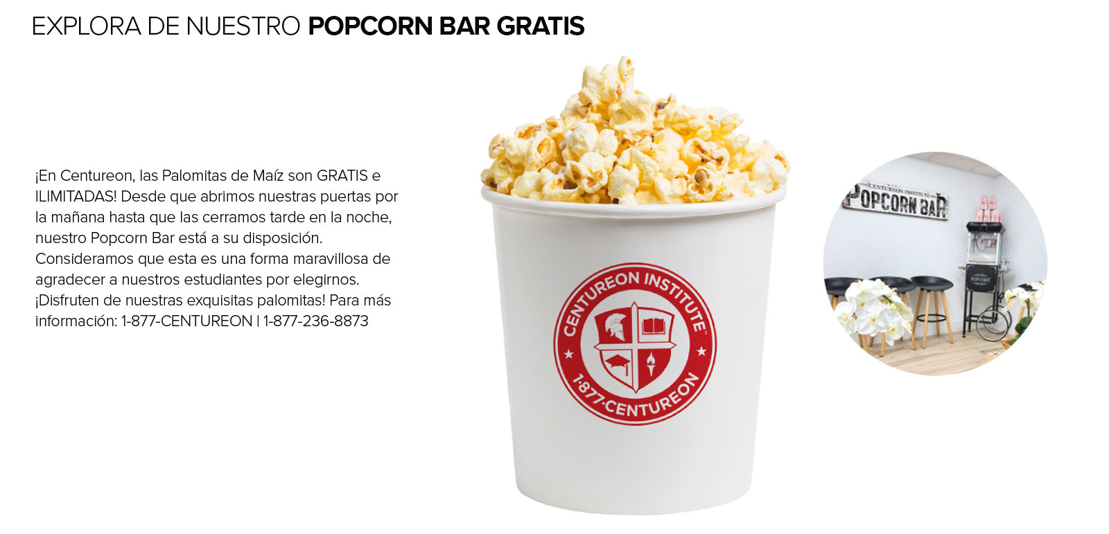 centureon-institute-popcorn-bar-gratis